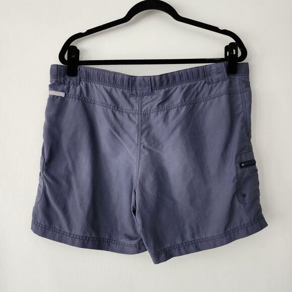 Columbia blue cargo pockets hiking athletic shorts‎ womens size M - Picture 4 of 7